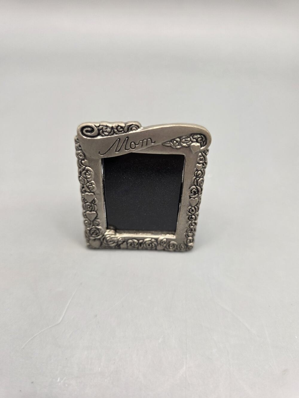 Miniature Pewter MOM Frame or Brooch Pin MOTHERs DAY GIFT 1.75”x1.5” Stand Alone